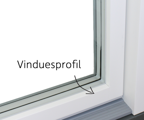 Afstå hugge Økologi Bremse til terrassedør med vinduesprofil (karmbredde 507mm-706mm) -  venstrehængt